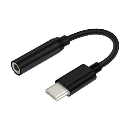 Aisens Conversor Jack 384 KHz A109-0348/ USB Tipo-C Macho - Jack 3.5 Hembra