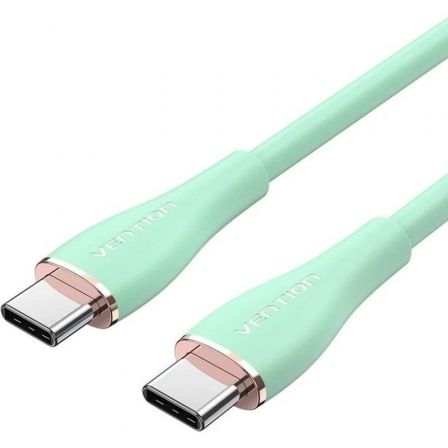 Vention USB 2.0 Tipo-C Tawgf/ USB Tipo-C Macho - USB Tipo-C Macho/ Hasta 100W/ 480Mbps/ 1m Verde