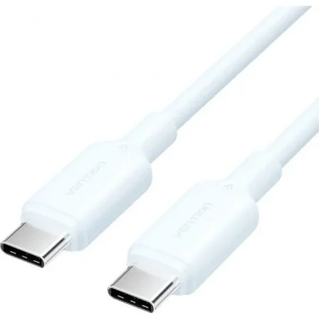 Vention USB 2.0 Tipo-C 3A Trcsh/ USB Tipo-C Macho - USB Tipo-C Macho/ Hasta 60W/ 480Mbps/ 2m Azul