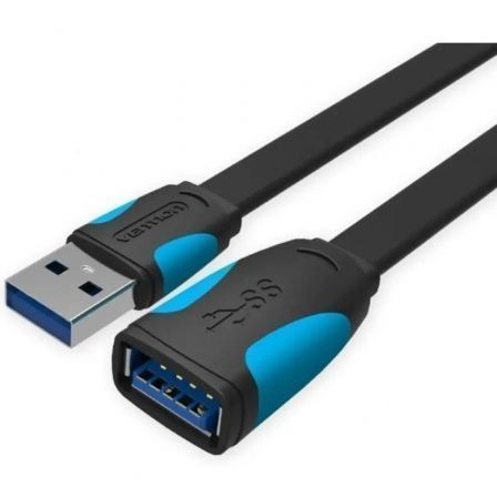 Vention Alargador USB 3.0 VAS-A13-B200/ USB Macho - USB Hembra/ 5Gbps/ 2m Negro / Azul