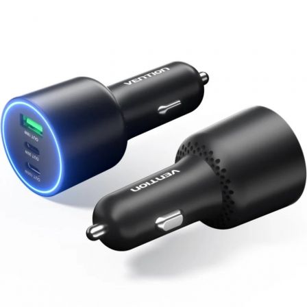 Vention de Coche FFPB0/ 2xUSB-Tipo C/ 1xUSB/ 165W