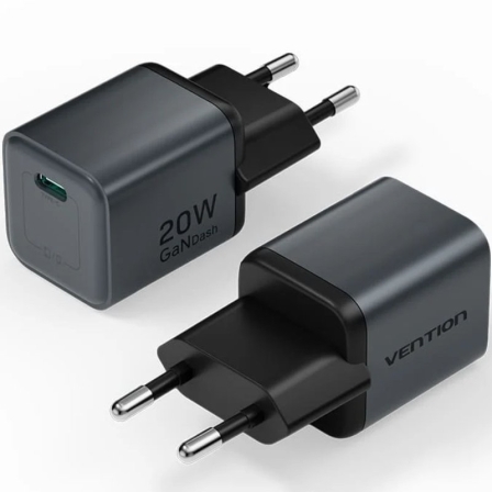 Vention de Pared GaN FEVH0-EU/ 1xUSB Tipo-C/ 20W