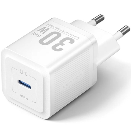 Vention de Pared GaN FEZW0-EU/ 1xUSB Tipo-C/ 30W