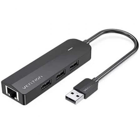 Vention Hub USB 2.0 Chpbb/ 3xUSB/ 1xMicro USB Pd/ 1xRJ45
