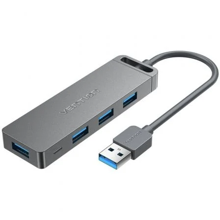 Vention Hub USB 3.0 Chlhb/ 4xUSB/ 1xMicroUSB Pd Gris