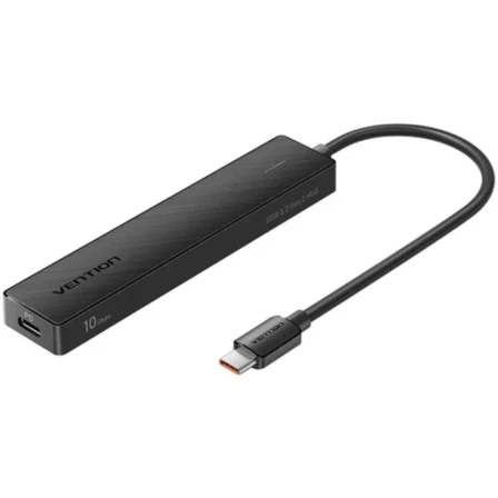 Vention Hub USB Tipo-C 3.2 Ckdbb/ 2xUSB/ 2xUSB Tipo-C/ 1xUSB Tipo-C Pd