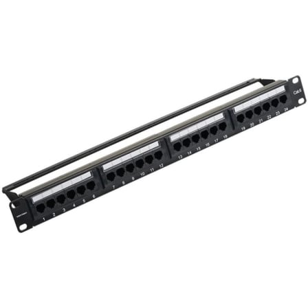 Patch Panel Vention KGCB0/ 24 Puertos/ Cat.6