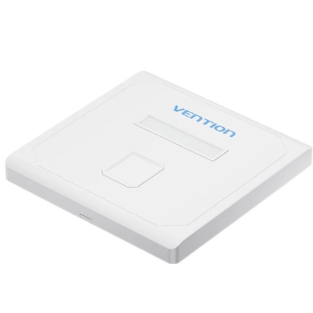 Vention Placa de Pared Keystock IFDW0/ 1 Puertos – RJ45