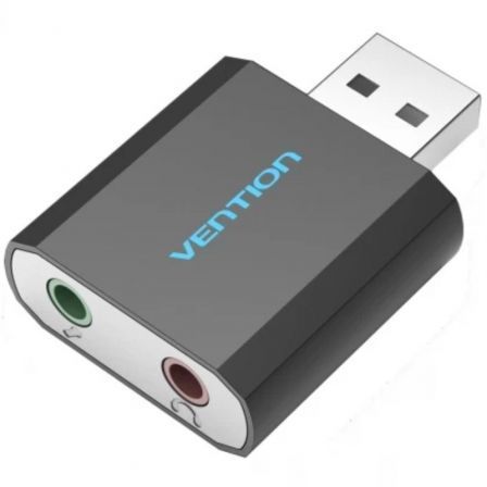 Vention Tarjeta de Sonido VAB-S17-B/ 2.1 Negro