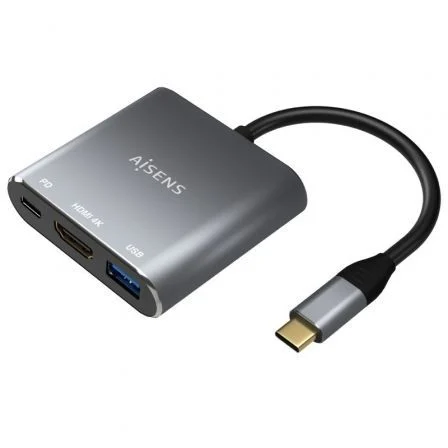 Aisens Conversor A109-0669/ USB Tipo-C Macho Gris – HDMI