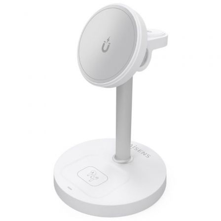 Aisens Base de carga Inalámbrica ASCH-15W3WC065-W/ 15W Blanco