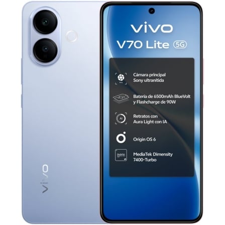 Smartphone Vivo V70 Lite 6GB/ 256GB/ 6.77"/ 5G/ Azul