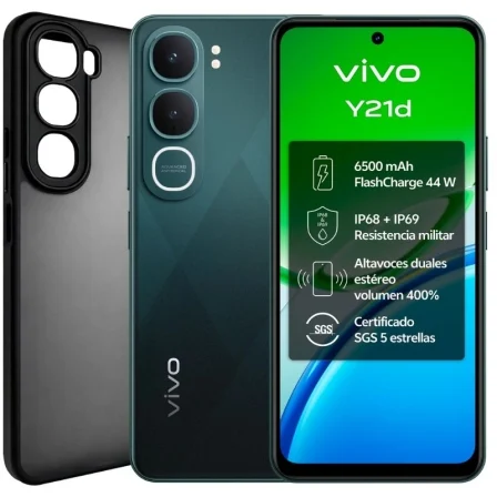 Smartphone Vivo Y21D 4GB/ 128GB/ 6.68"/ Verde