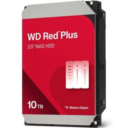 Disco Duro Western Digital WD Red Plus NAS 10TB/ 3.5"/ SATA III/ 512MB