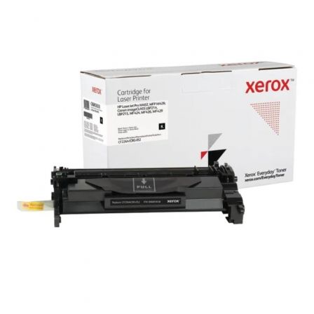 HP Tóner compatible Xerox 006R03638 compatible con CF226A/CRG-052/ 3100 páginas Negro