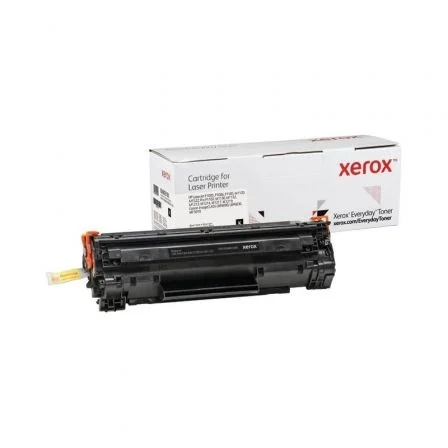 HP Tóner compatible Xerox 006R03708 compatible con CB435A/CB436A/CE285A/CRG-125/ 2000… Negro