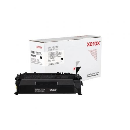 HP Tóner compatible Xerox 006R03838 compatible con CE505A/ CRG-119/ GPR-41/ 2300 páginas Negro