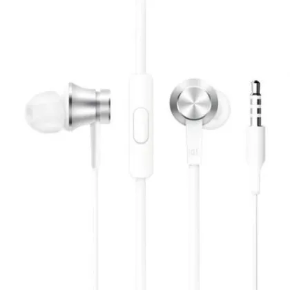 Xiaomi Intrauditivos Mi In Ear Basic/ con Micrófono/ Jack 3.5/ Plateados
