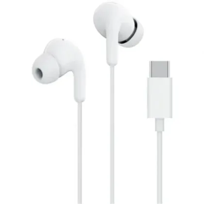 Xiaomi Intrauditivos Earphones Tipo-C/ con Micrófono/ USB Tipo-C/ Blancos