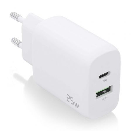 Aisens de Pared A110-0758/ 1xUSB Tipo-C/ 1xUSB/ 25W