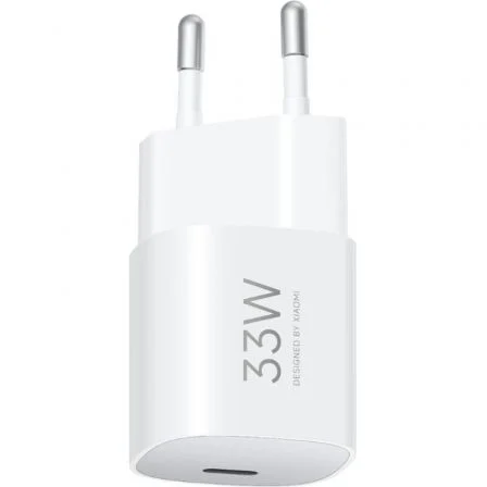 Xiaomi de Pared GaN 33W Nano Power Adapter 1xUSB Tipo-C/ 33W