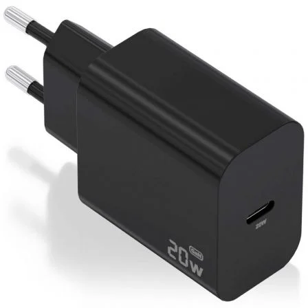 Aisens de Pared GaN A110-0939/ 1xUSB Tipo-C/ 20W Negro
