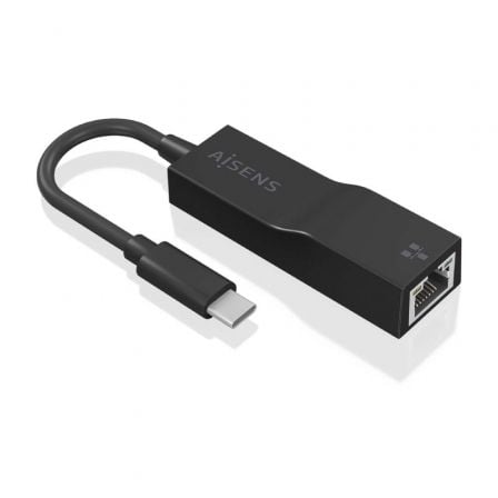 Adaptador USB Tipo-C - RJ45 Aisens A109-0765/ 1000Mbps