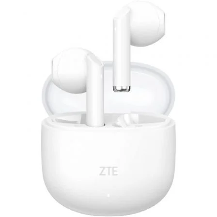 Auriculares Zte Buds 2 con estuche de carga/ Autonomía 5h/ Blancos – Bluetooth