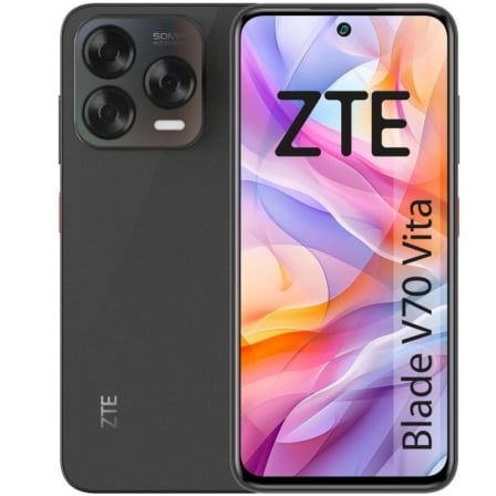 Smartphone ZTE Blade V70 Vita 4GB/ 256GB/ 6.7"/ Gris Oscuro