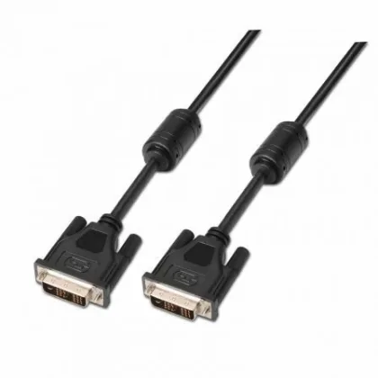 Cable Aisens A117-0086/ Dvi-D Macho - Dvi-D Macho/ Hasta 3W/ 10Mbps/ 1.8m Negro – DVI
