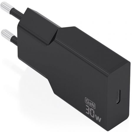 Aisens de Pared GaN A110-1004/ 1xUSB Tipo-C/ 30W Negro