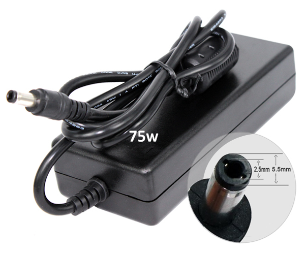 Cargador compatible para portátil TOSHIBA 75W 19V 3.95A 5.5x2.5 mm Dayma