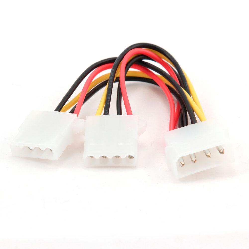 Cable bifurcador Molex Macho a 2x Molex Hembra (4 Pin)