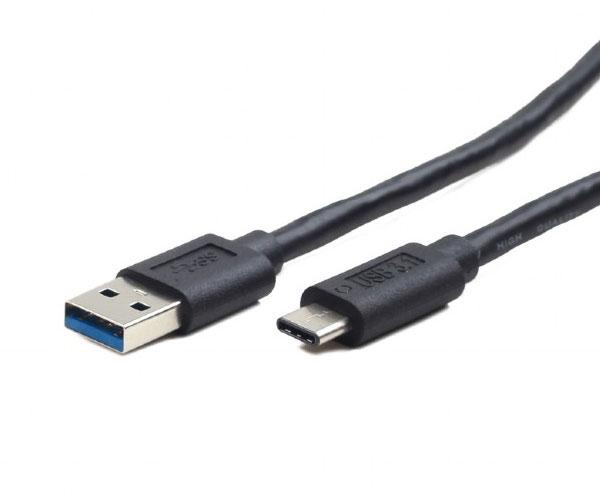 Cable USB 3.0 a Type-C / 1m / Negro / Cablexpert Ccp-usb3-amcm-1m