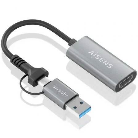 Aisens Conversor Gris – HDMI