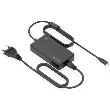 Cargador de Portátil GaN Aisens ASCH-1PD90D069-BK/ 1xUSB Tipo-C/ 90W/ Automático/ Voltaje 5-20V
