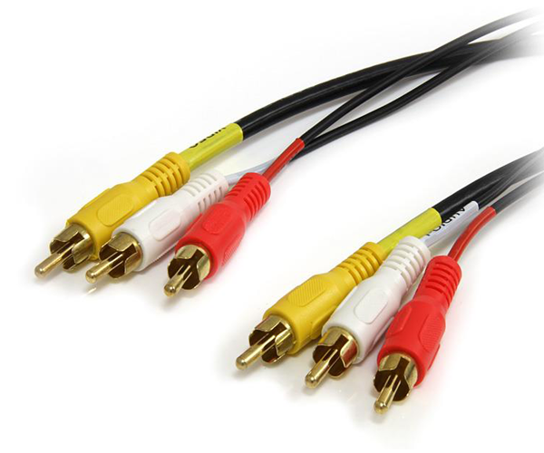 Cable RCA Audio - Video M/M / 1.8m  / Nanocable 10.24.0802