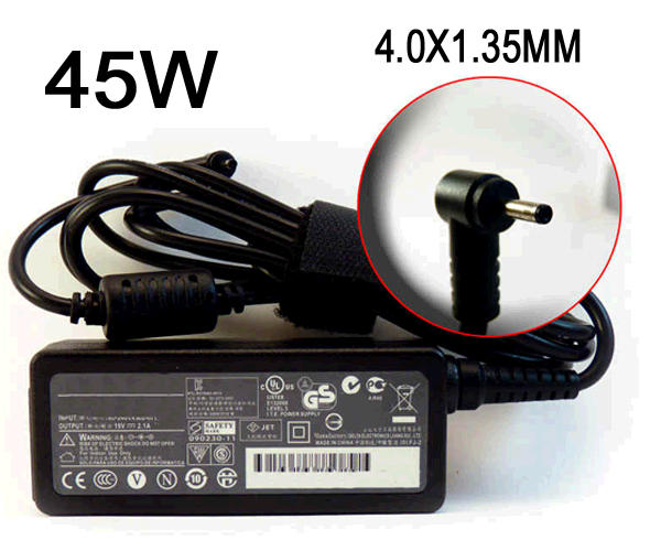 Cargador compatible para portátil ASUS 45W 19V 2.37A 4.0x1.35 mm Dayma