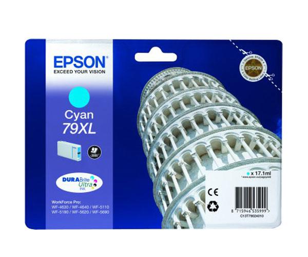 ÷ Tower of pisa cartucho 79xl cian