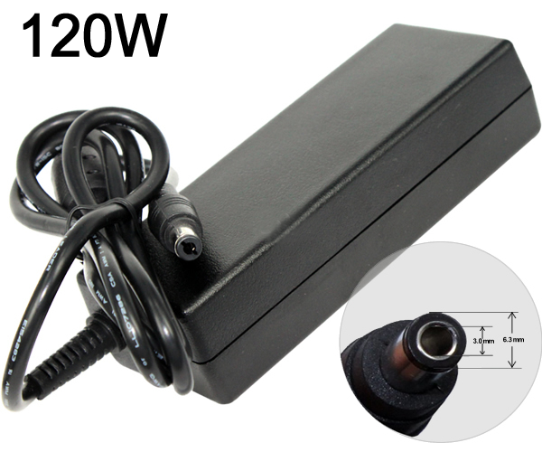 Cargador compatible para portátil TOSHIBA 120W 15V 8A 6.3x3.0 mm