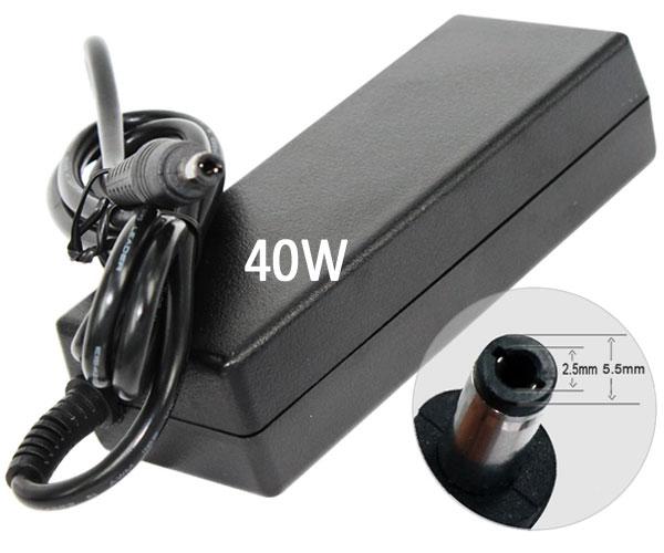 Cargador compatible para portátil ASUS / LENOVO / LG / MSI 40W 20V 2A 5.5x2.5 mm Dayma