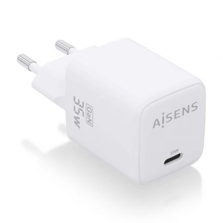 Aisens de Pared GaN ASCH-35W1P016-W/ 1xUSB Tipo-C/ 35W
