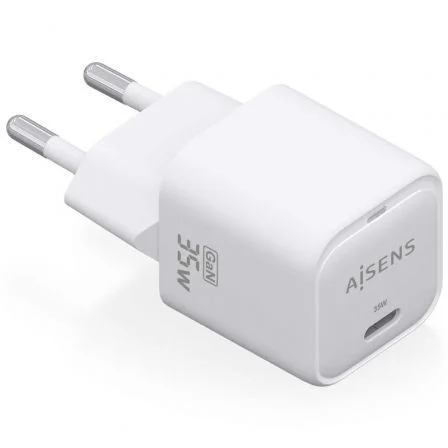 Aisens de Pared GaN ASCH-35W1P022-W/ 1xUSB Tipo-C/ 35W