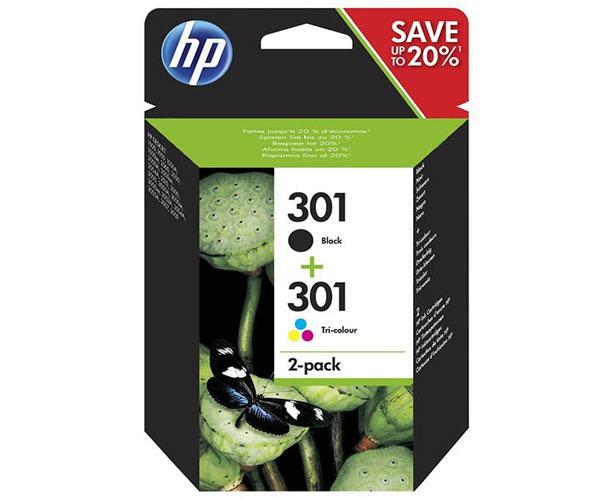 HP Tinta Original Pack n301 Negro
