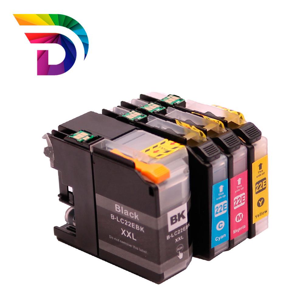 Tinta compatible Dayma para BROTHER LC22E XXL Magenta 1200 pag.