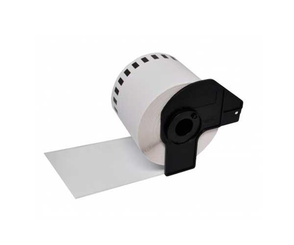 Etiquetas genéricas para BROTHER DK22212 Negro / Blanco