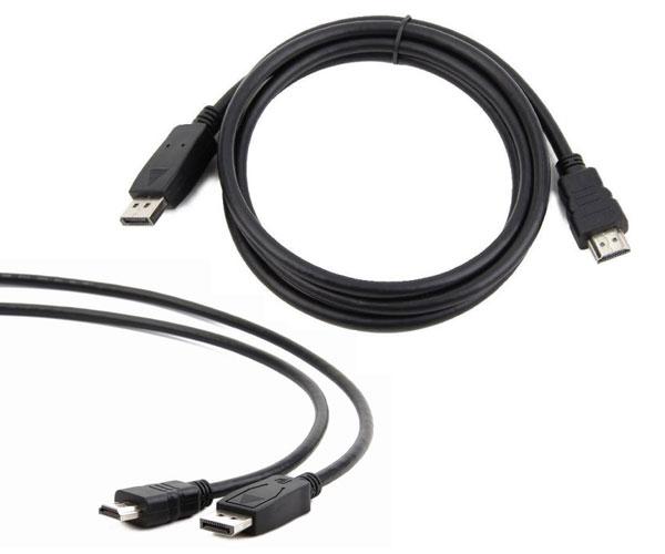 Cable DisplayPort 1.2 a HDMI  M/M 1.8m / 4K 30Hz / Cablexpert cc-dp-hdmi-6