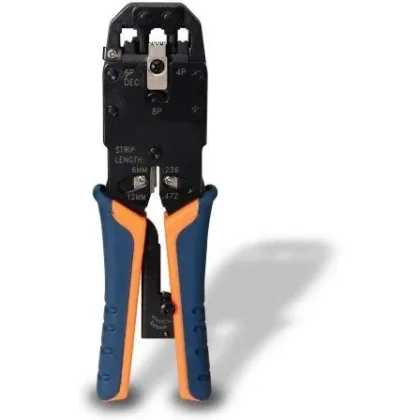 Aisens Crimpadora Metálica de Carraca A142-0311 para RJ10-RJ11-RJ12 – RJ45