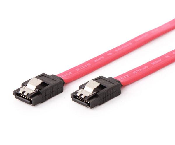 Cable de datos interno Sata 3 / 1m / Clip de seguridad / Gembird Cc-satam-data-xl