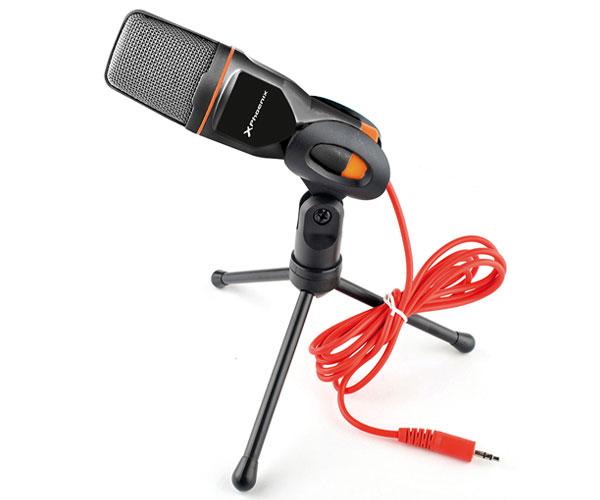 Microfono multimedia phoenix Phpodcaststudio / Jack 3.5mm / Tripode / Para Videos - Podcasts